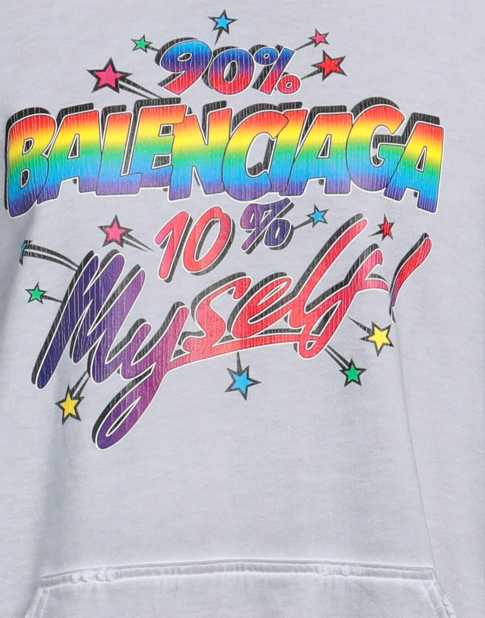 Толстовка Balenciaga, светло-серый — фото 4