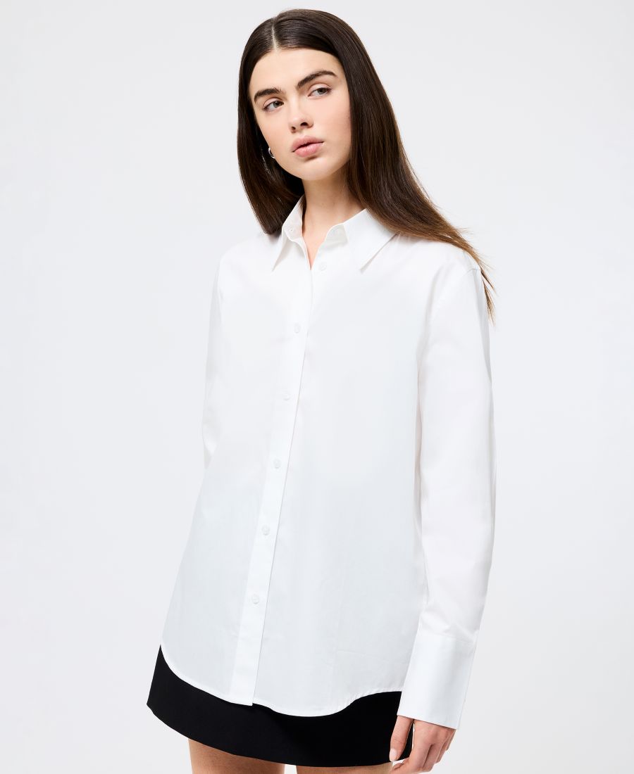 

Женская хлопковая рубашка Alexis French Connection, Linen White