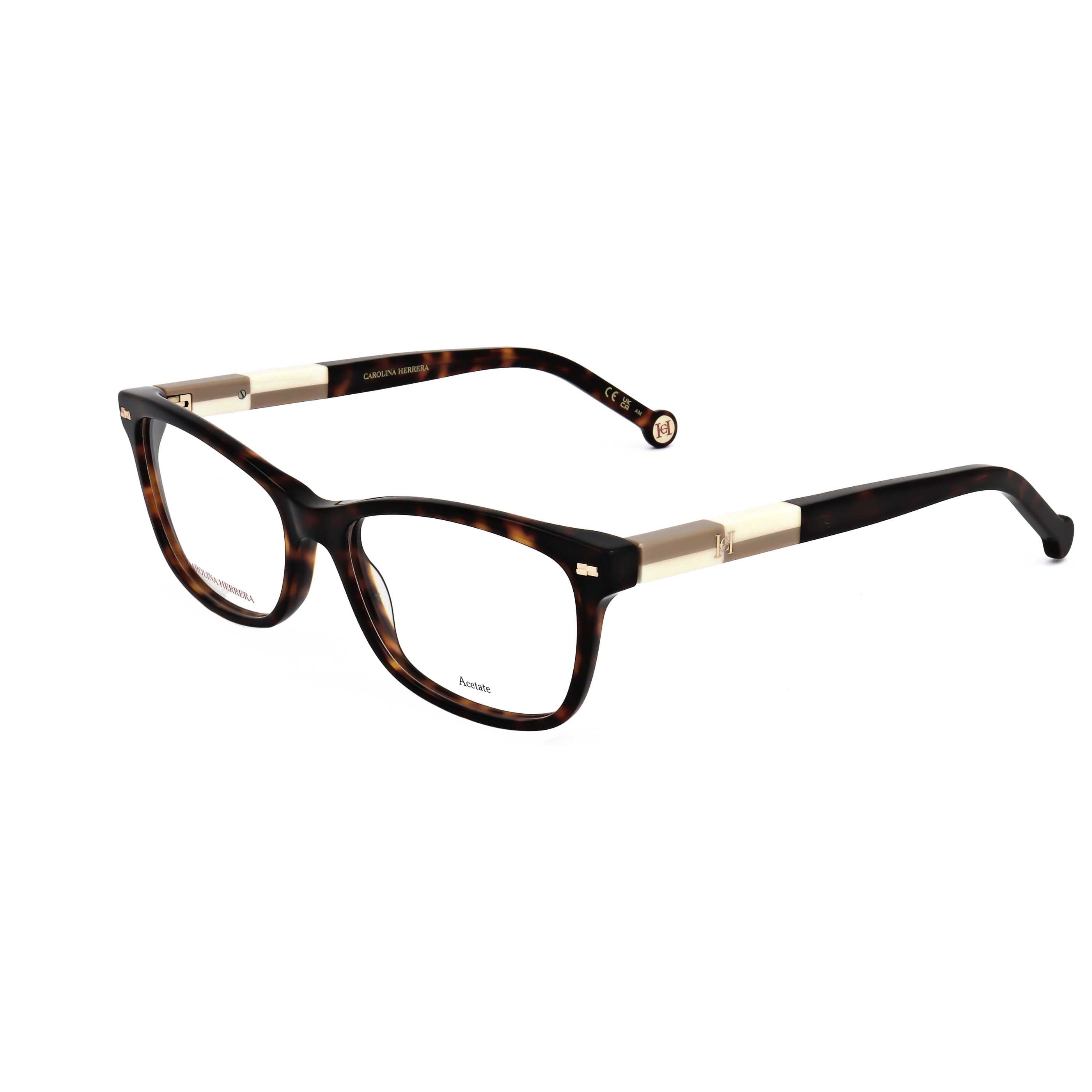 

Женские очки Carolina Herrera 54 мм, бежевые, модель Opticals
