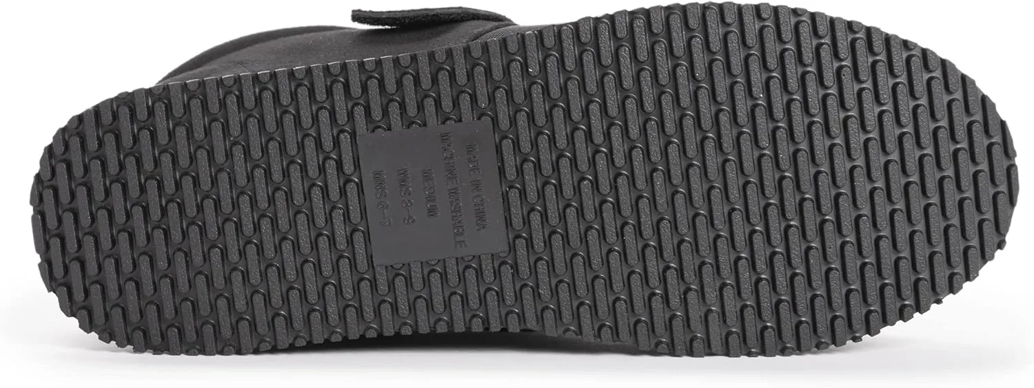 MUK LUKS mens Contour Stretchy, черный — фото 4