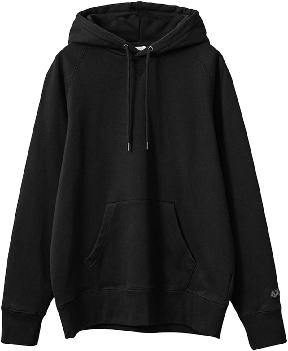 

Толстовка с капюшоном, базовая толстовка с капюшоном, мужская и женская, флисовая, однотонная, в американском стиле, повседневная Fruit Of The Loom, черный