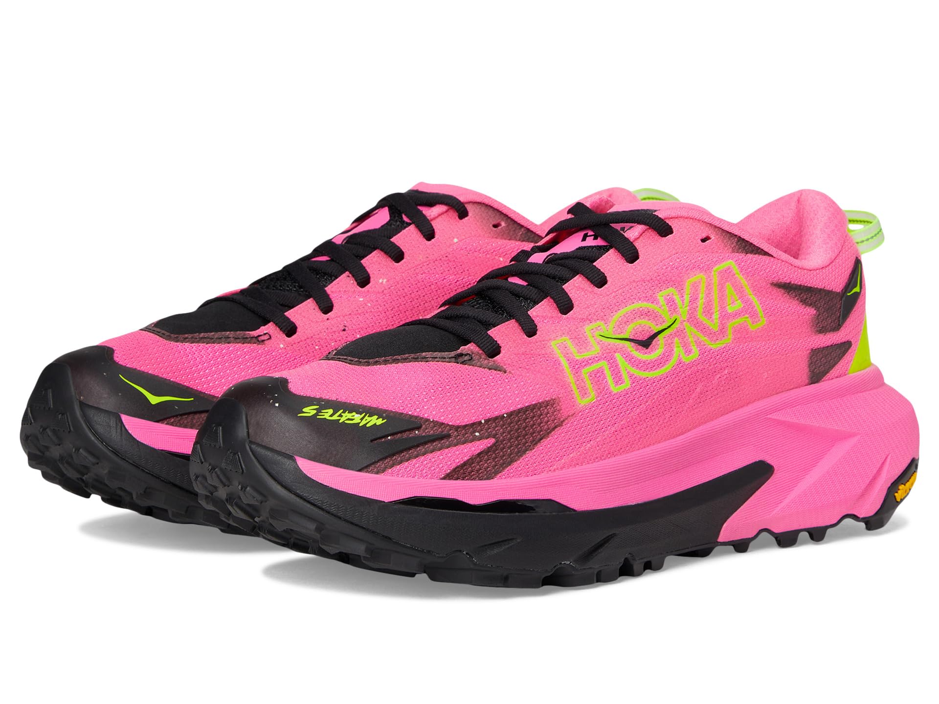 

Кроссовки Hoka Mafate 5, цвет Neon Rose/Black