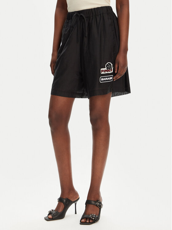

Шорты из ткани обычного кроя Lewis 105243 A2M7 Pinko, черный