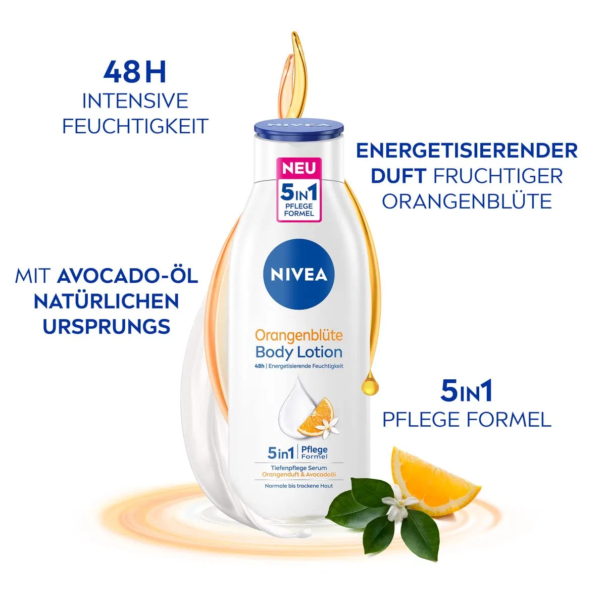 Лосьон для тела NIVEA Orange Blossom, 400 мл Nivea — фото 2