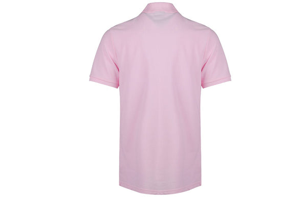 Футболка men's casual short sleeve polo pink polo shirt Nike, розовый — фото 2
