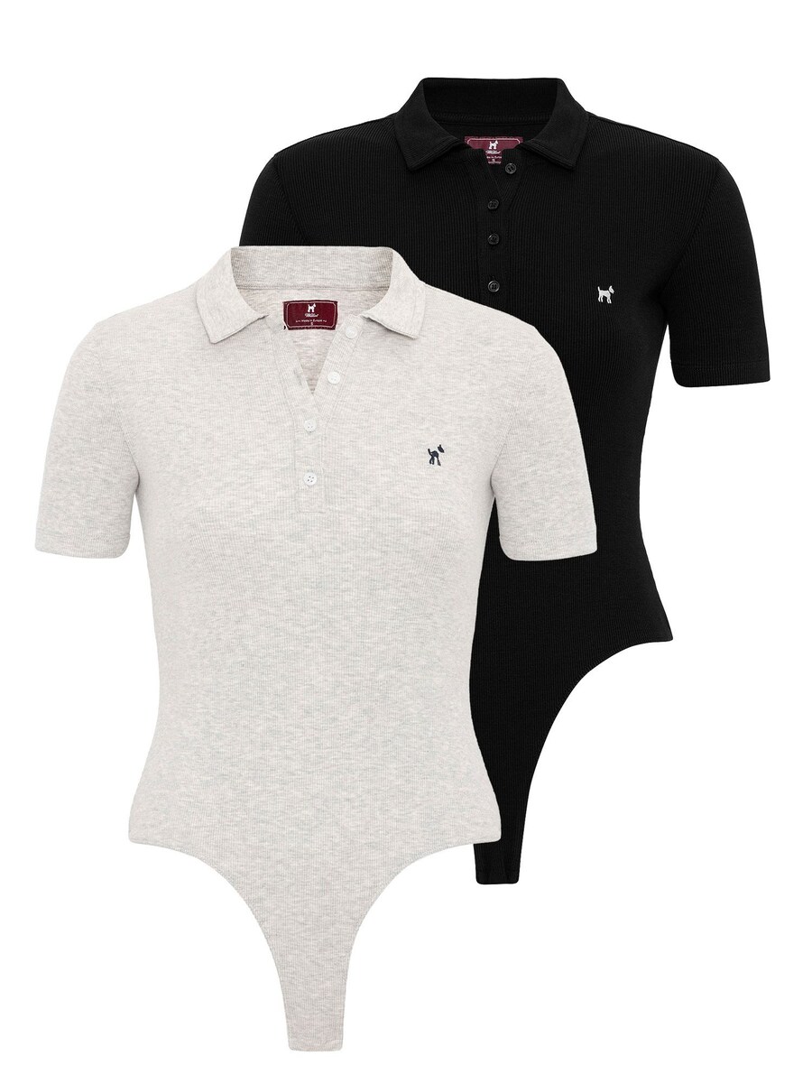 

Боди-рубашка Williot Esperanza, цвет Grey/Black