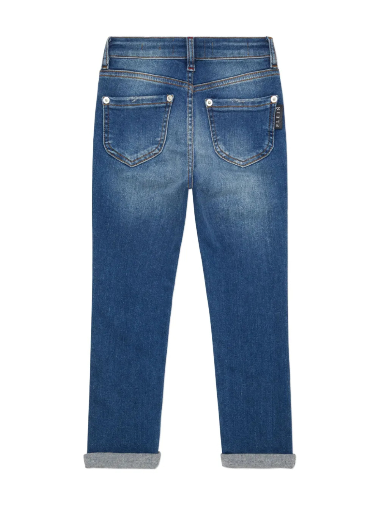 

Philipp Plein Italic узкие джинсы Plein, синий