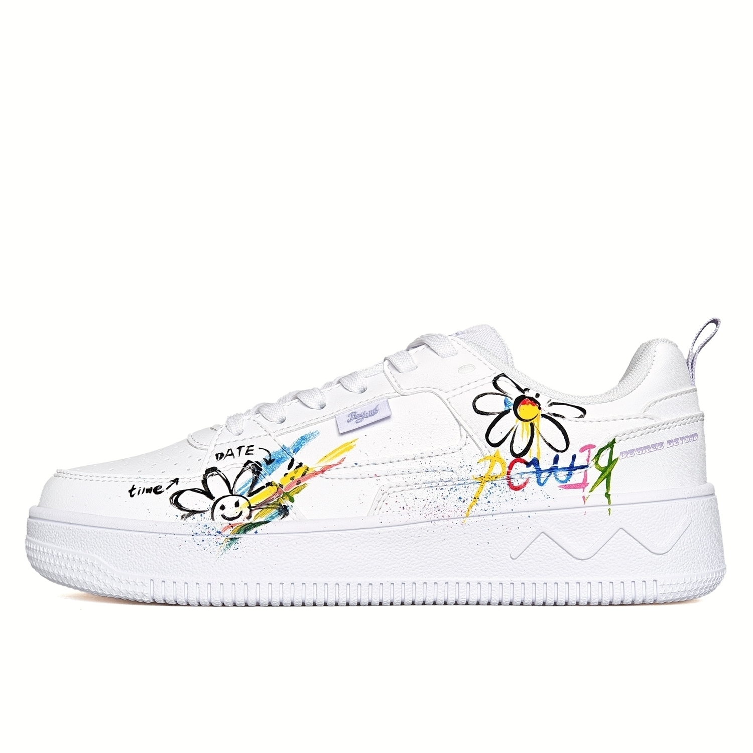 

Air Force 1 Slip Resistant, Abrasion Resistant, Breathable мужские низкие кроссовки для скейтбординга 361°, белый