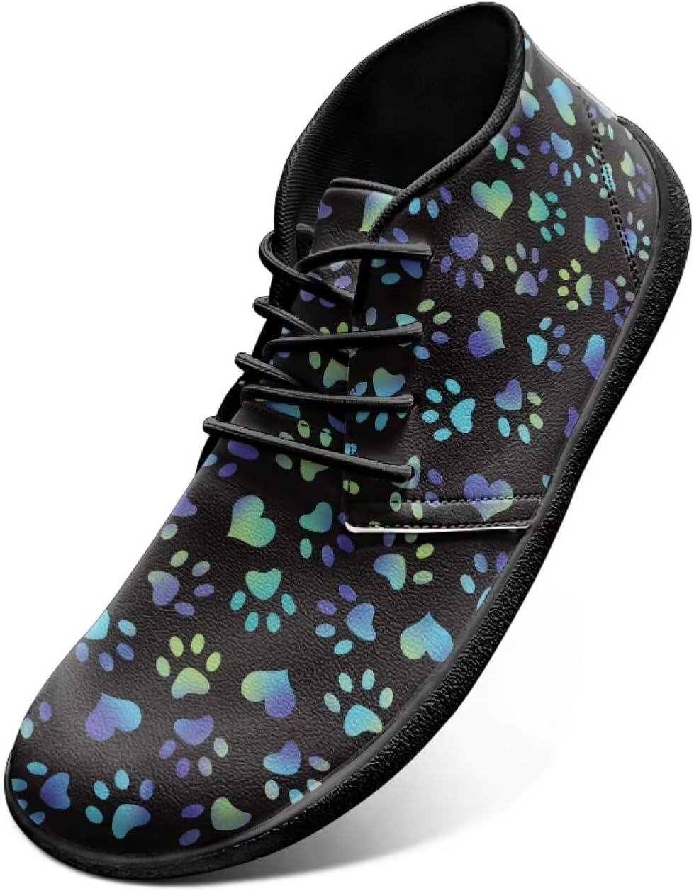 

Мужские кроссовки Jeiento с лапой собаки, для ходьбы, минималистичные, с широким носком и нулевым падением, Gradient Dog Paw