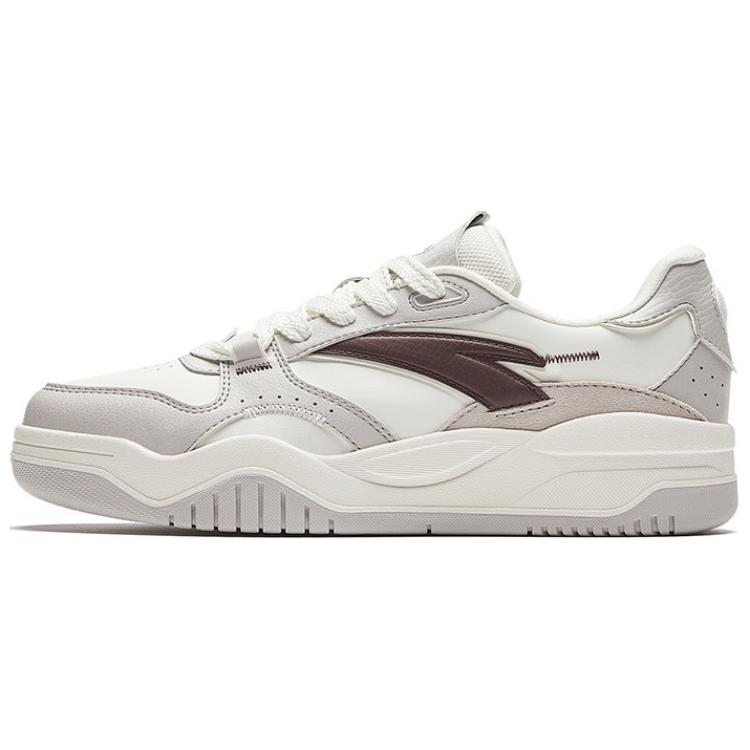 

ANTA Низкие противоскользящие износостойкие кроссовки для скейтбординга, мужские, бежево-коричневые