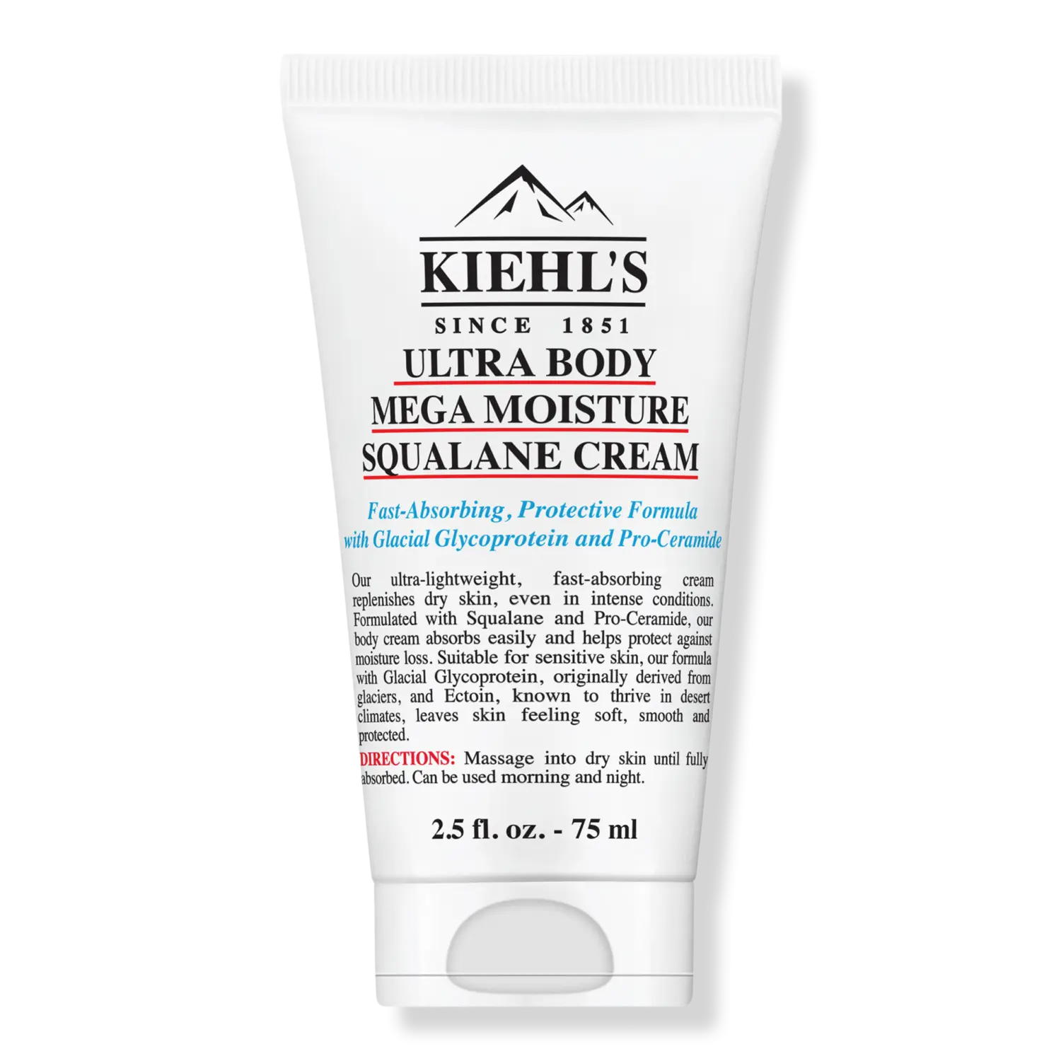 

Ультраувлажняющий крем для тела с скваланом Ultra Body Mega Moisture Kiehl's Since 1851, 2.5 oz
