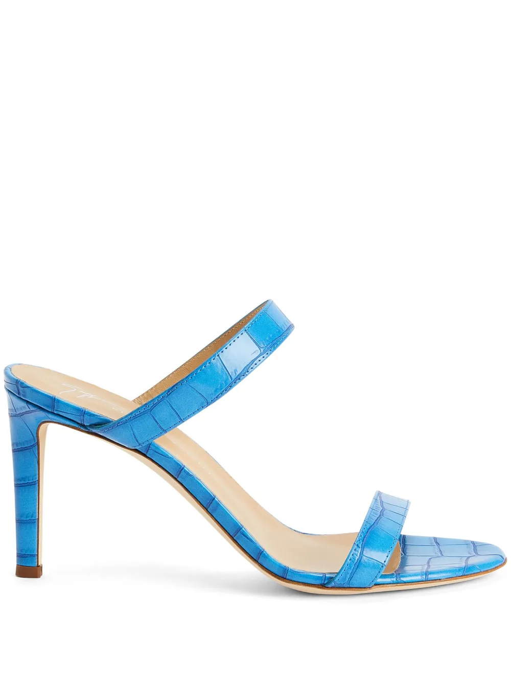 Мюли Calista 85 с ремешками Giuseppe Zanotti, синий