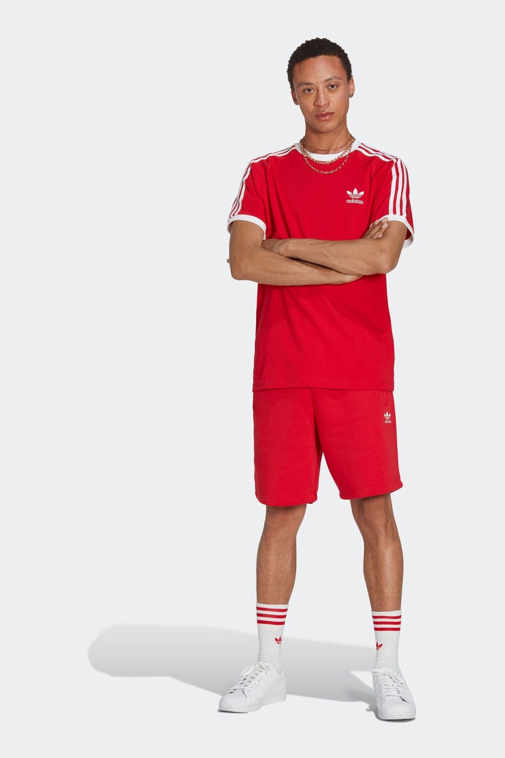 

Футболка Originals Adicolor Classics с 3 полосками adidas originals, красный