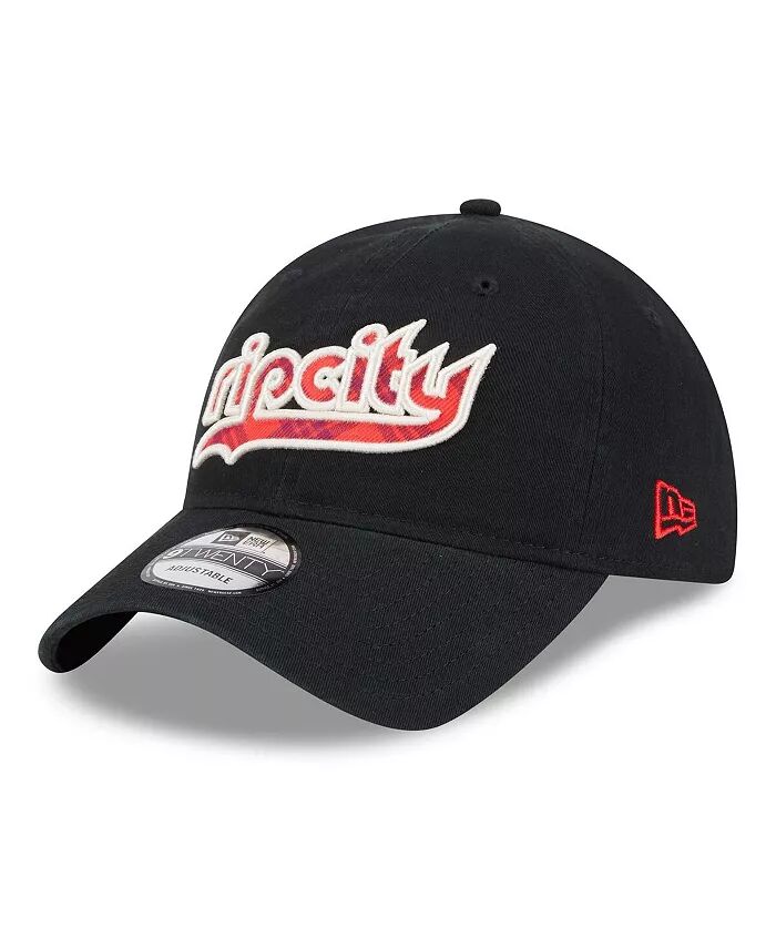 

Мужская черная кепка Portland Trail Blazers 2023/24 City Edition 9TWENTY Adjustable New Era