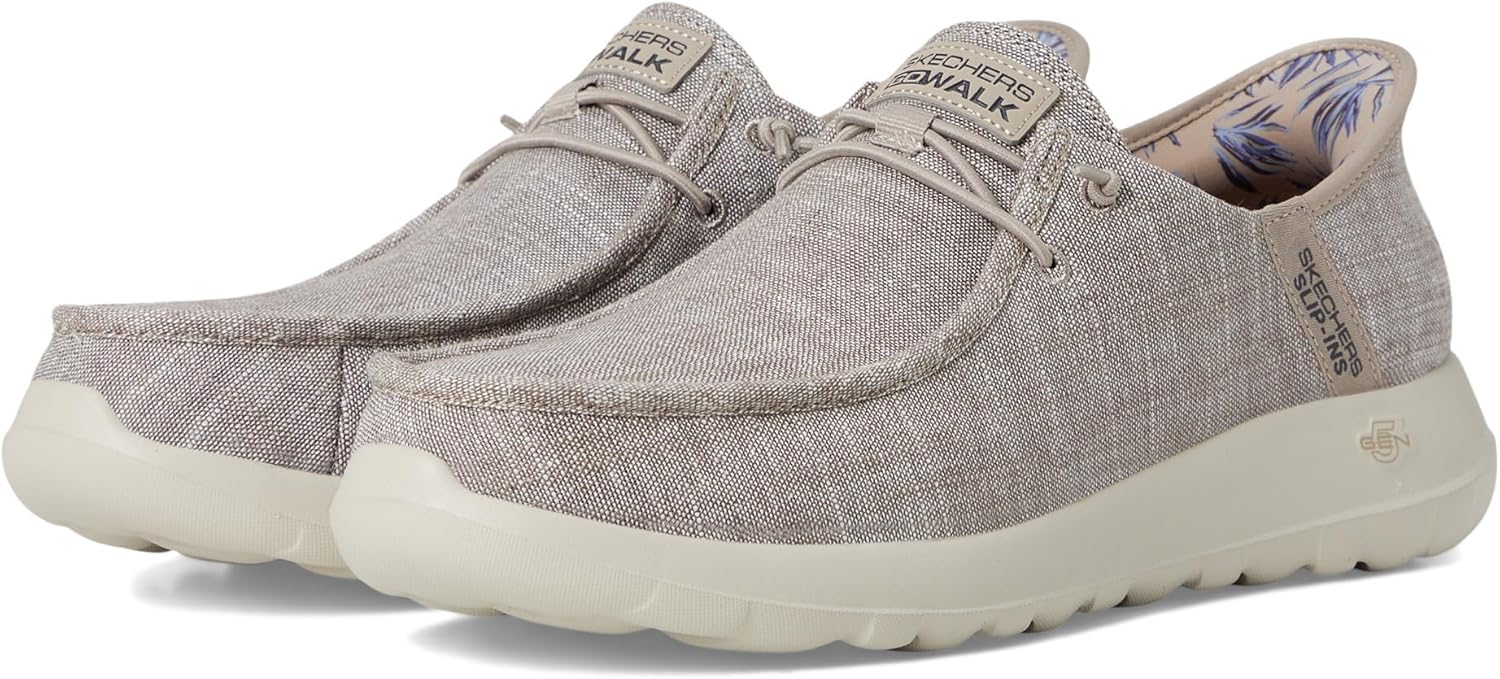 

Мужские кроссовки Skechers Go Walk Max с легкостью, без застежек, Taupe