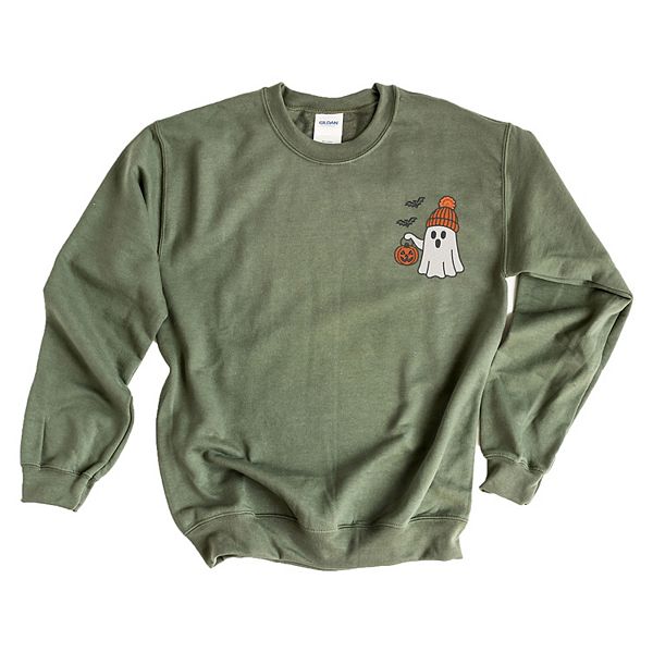 

Вышитая бейсболка с призраком - женский свитшот Simply Sage Market, Зеленый, Вышитая бейсболка с призраком - женский свитшот Simply Sage Market