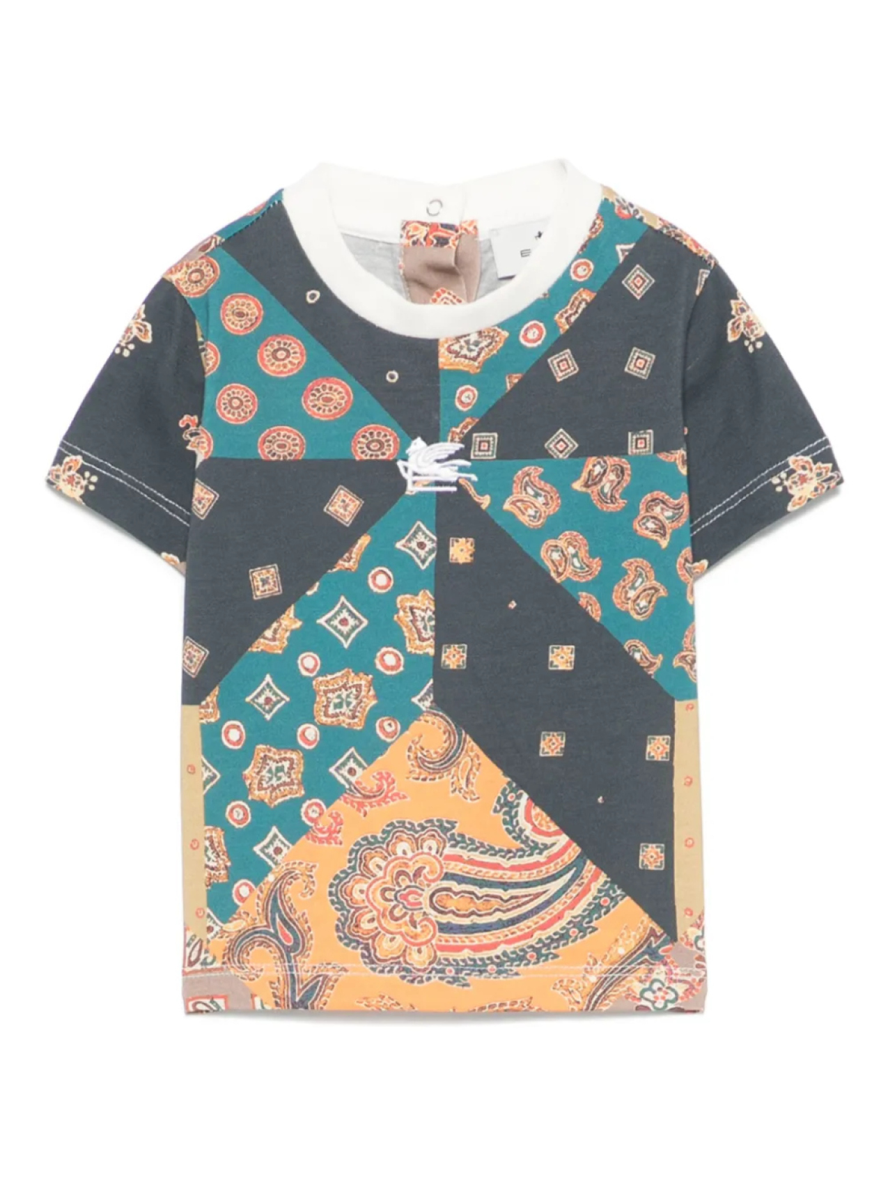 

ETRO KIDS футболка с принтом пейсли, синий