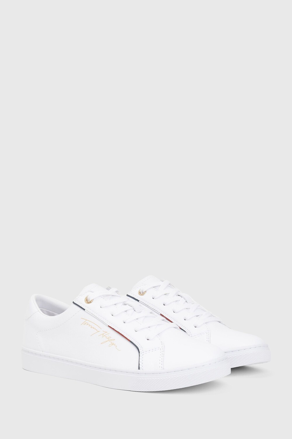 Фирменные белые кроссовки Tommy Hilfiger, белый