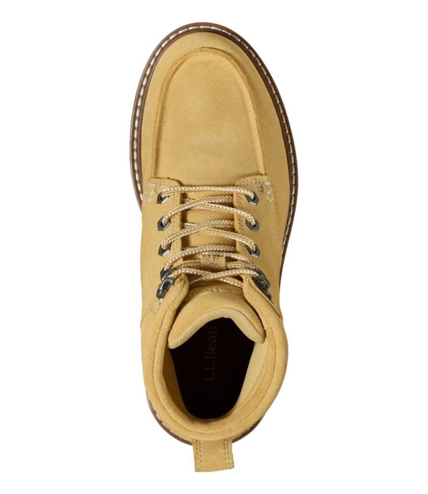 Женские светло-золотистые замшевые ботинки LLBean Stonington Chukka с мок-носком JOBB1240 L.L. Bean, коричневый — фото 3