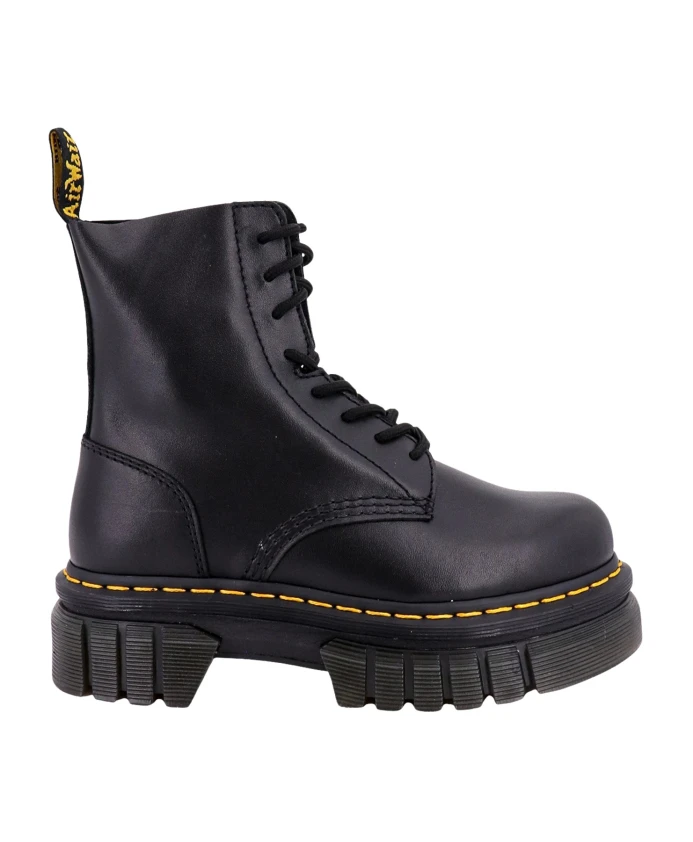 

Кожаные ботильоны на шнуровке Dr. Martens, черный