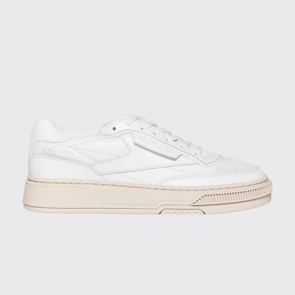 Мужские белые низкие кроссовки Reebok Club C LTD