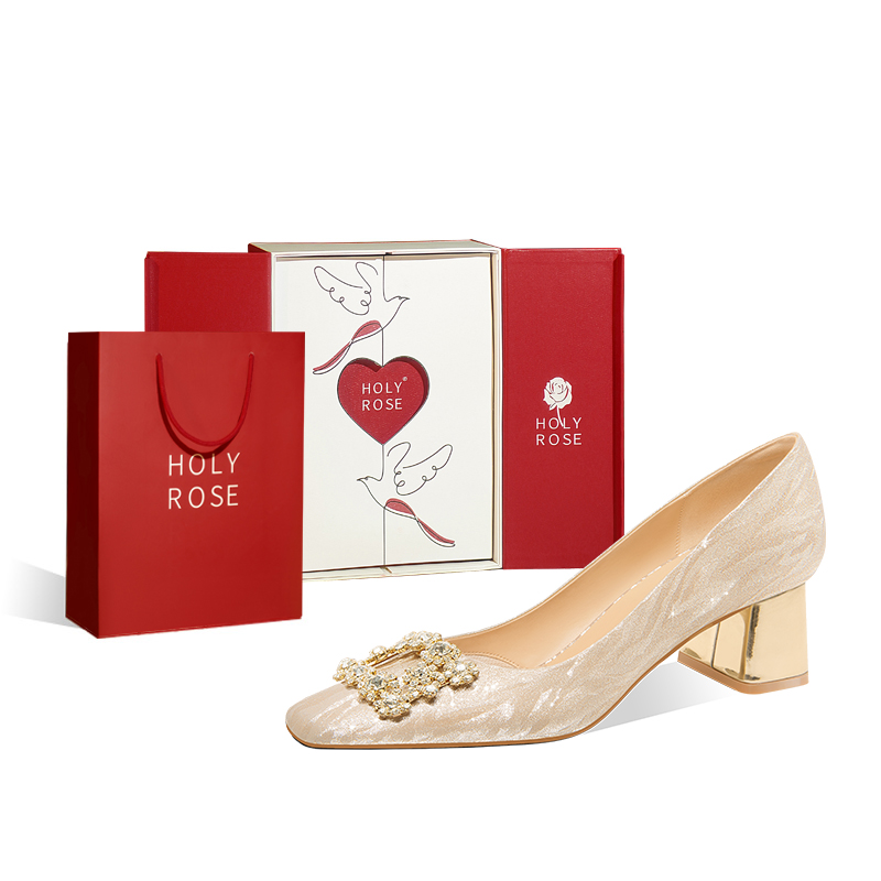 Holy Rose Туфли High Heels Women's Champagne Gold Box