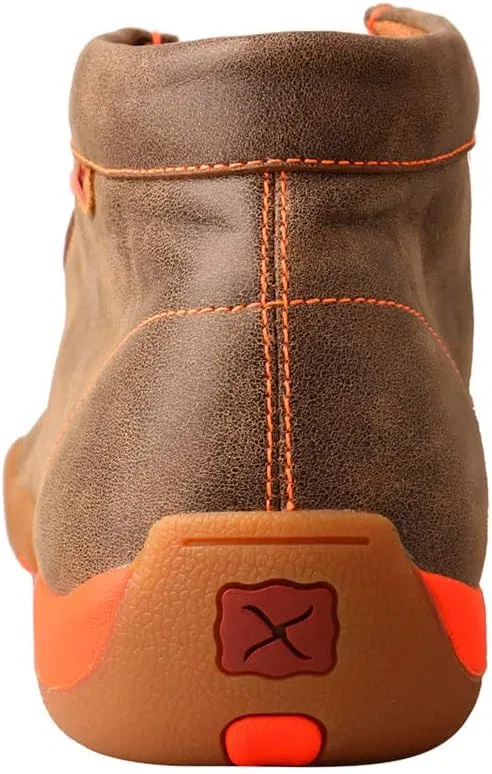 Ботинки Chukka Twisted X Boot Chukka Driving Moc, Bomber/Neon Orange — фото 4