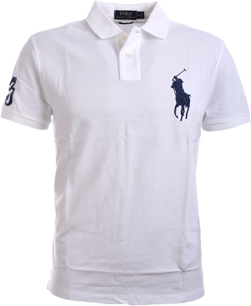 

Polo RL мужская поло Big Pony Custom Slim Fit Mesh POLO RALPH LAUREN, White, Белый, Polo RL мужская поло Big Pony Custom Slim Fit Mesh POLO RALPH LAUREN, White