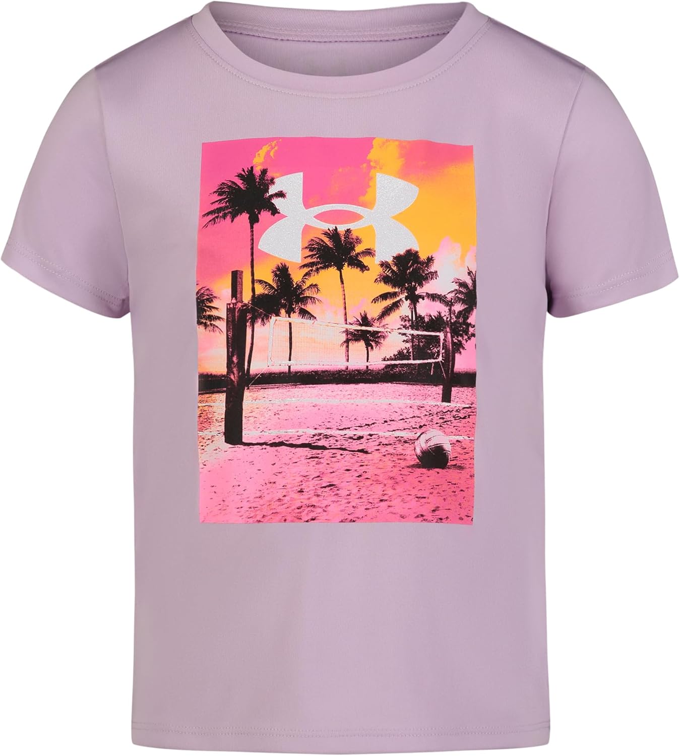 

Футболка Under Armour для девочек с коротким рукавом и круглым вырезом, легкая и дышащая спортивная футболка., Purple Ace Tropic, Фиолетовый, Футболка Under Armour для девочек с коротким рукавом и круглым вырезом, легкая и дышащая спортивная футболка., Pu