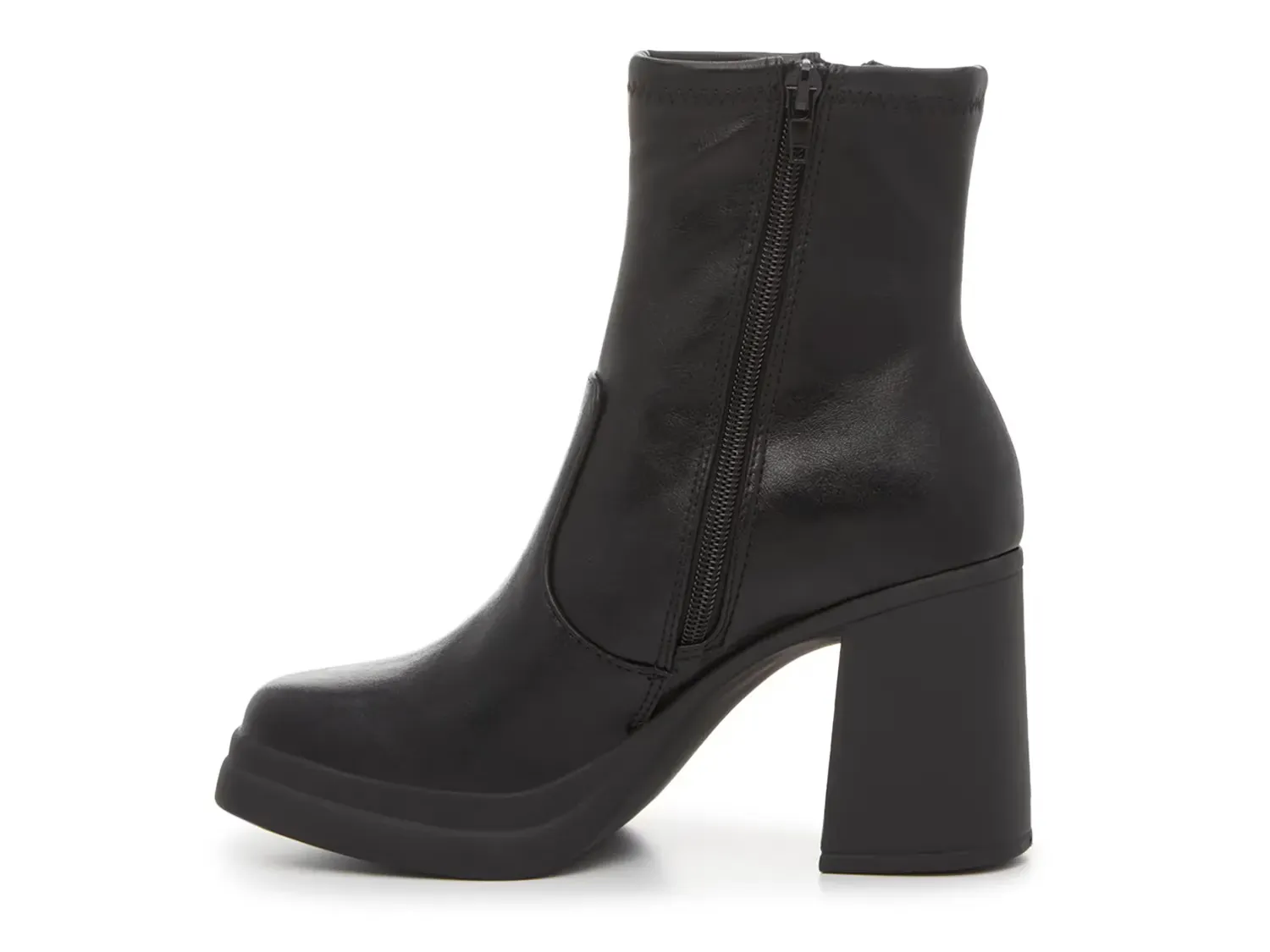 Женские ботильоны Steve Madden Kamilia на блочном каблуке, черный — фото 3