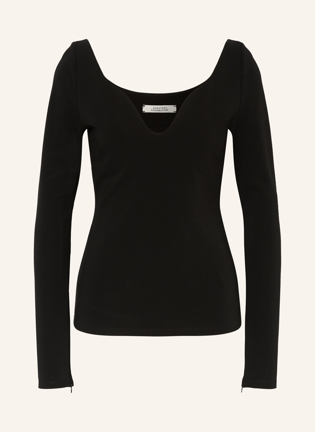 

Лонгслив soft shape DOROTHEE SCHUMACHER, черный