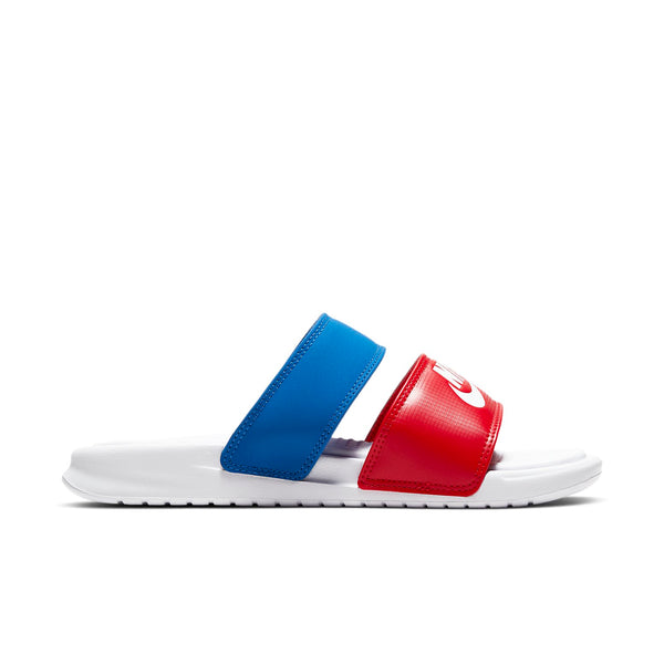 Тапочки benassi duo ultra slide 'university red game royal' Nike, белый — фото 2