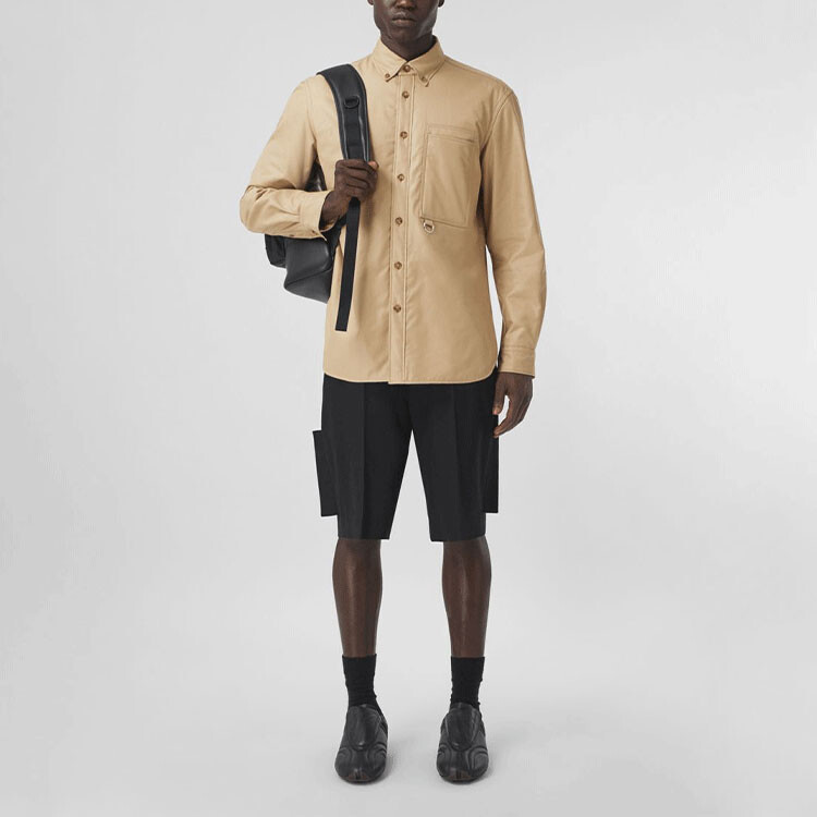 Рубашка мужская Burberry Roasted Walnut, цвет жареный орех — фото 2