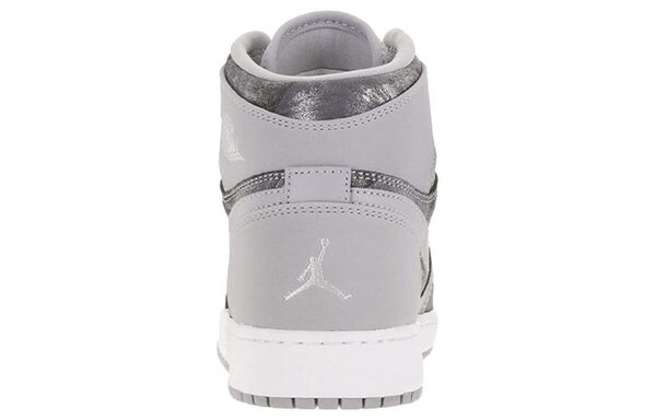 Кроссовки 1 ретро высокие Air Jordan, серый — фото 4