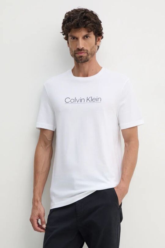 

Хлопковая футболка Calvin Klein, белый