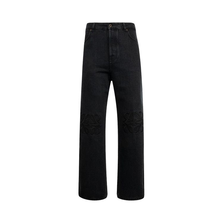 

Джинсы Loewe Anagram Baggy Jeans, Black