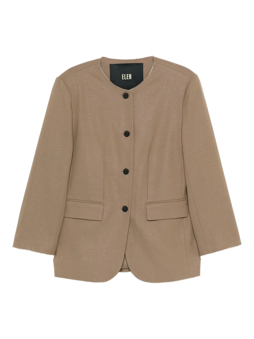 

Блейзер с бахромой на рукавах Eleh, коричневый