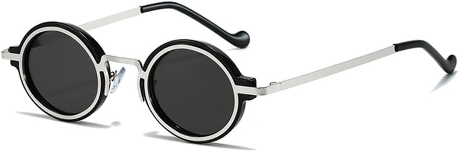 

Солнцезащитные очки овальной формы 2027 года для женщин с градиентным переходом цвета, модные панк-очки для мужчин, защита от ультрафиолета UV400 MTZJH, Silver Black Gray