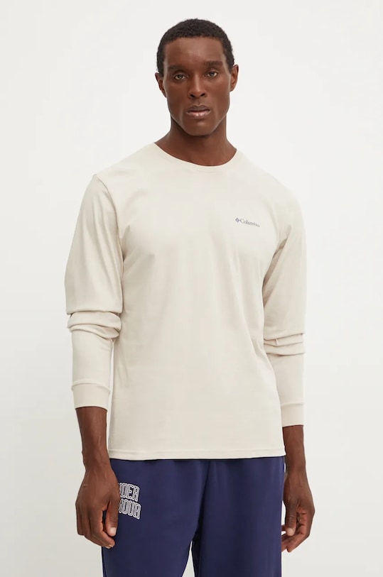 

Хлопковая толстовка CSC Seasonal Logo Columbia, бежевый