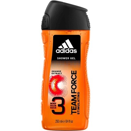 Набор из 2 предметов Team Force: туалетная вода 100 мл и гель для душа 250 мл, Adidas — фото 3