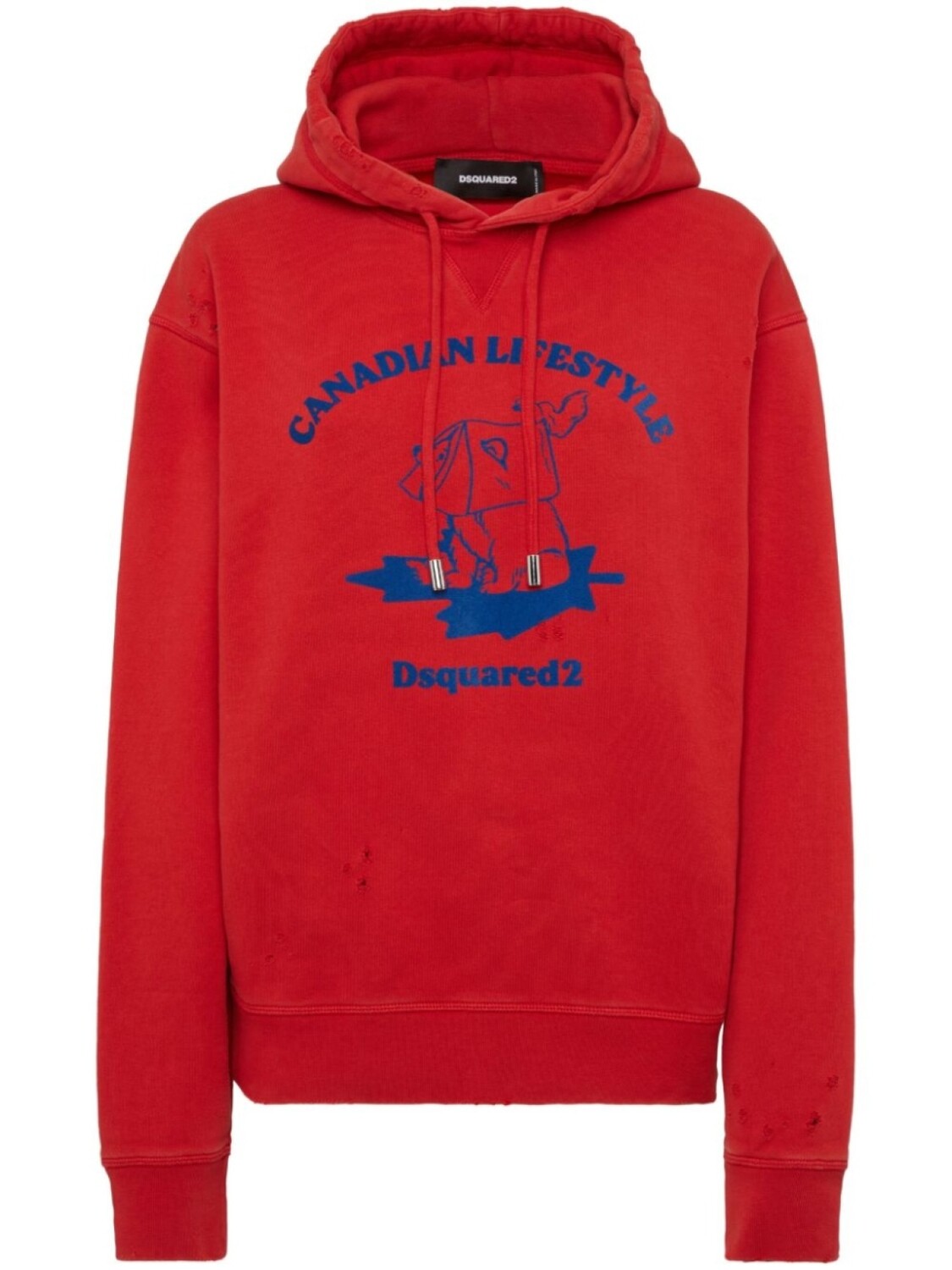 

DSQUARED2 худи Canadian Lifestyle, красный