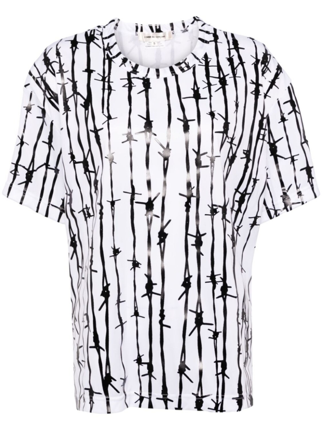 

Comme Des Garçons футболка с графичным принтом, белый