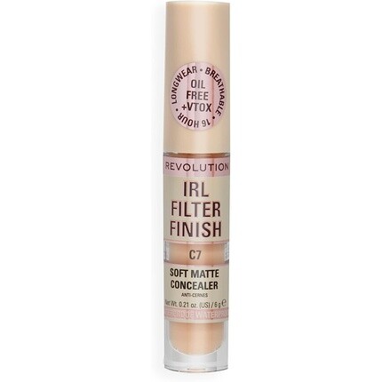 

Makeup Revolution Irl Filter Finish Консилер от среднего до полного покрытия 6G C7, Revolution Beauty