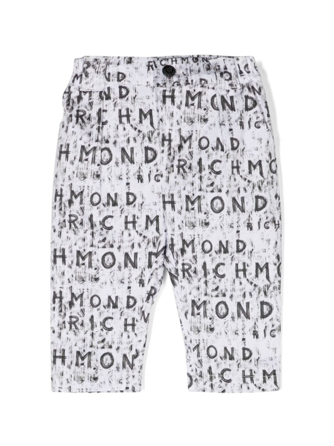 

John Richmond Junior брюки с логотипом, белый