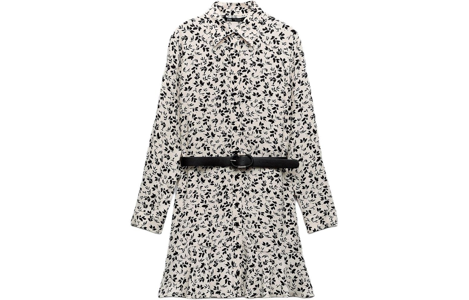 

Платье с длинными рукавами женское желтое Zara