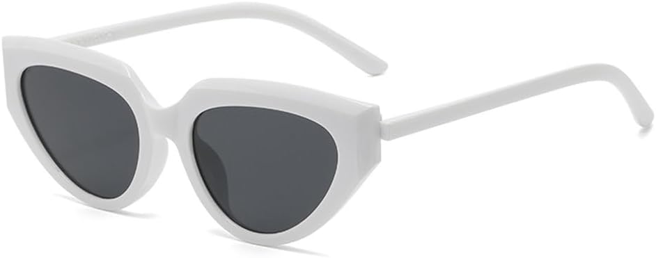 

Винтажные солнцезащитные очки 2027 года для женщин, ретро-очки, модные женские зеркальные очки для улицы, очки «кошачий глаз» с защитой от УФ-излучения UV400 MTZJH, White Grey