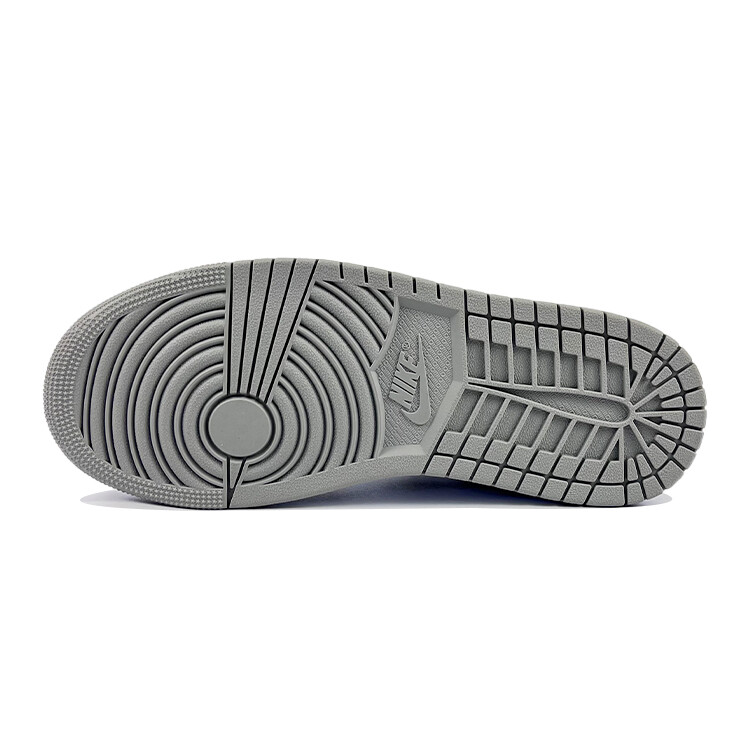 Кроссовки Air Jordan 1 Vintage Basketball Shoes Men Mid-top Gray, темно-серый — фото 3