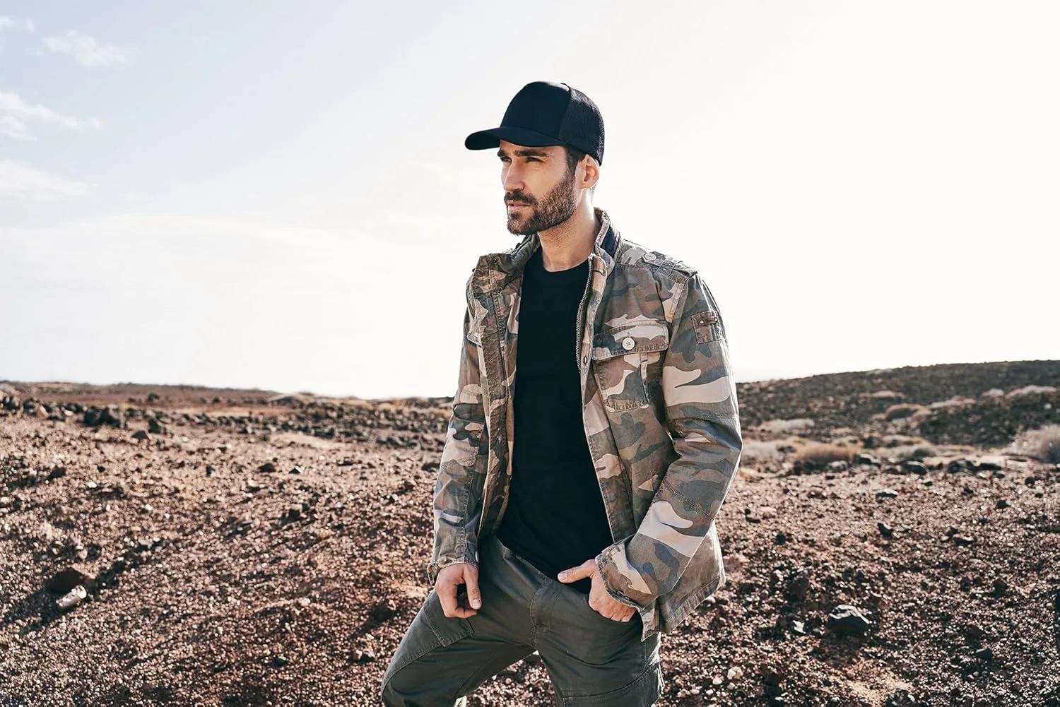 Бренд Brandit Individual WEAR мужская стильная непромокаемая активная повседневная куртка для активного отдыха и полевых условий со стойкой и скрытым капюшоном, цвет Light Woodland, размер 3X-Large, Light Woodland — фото 4