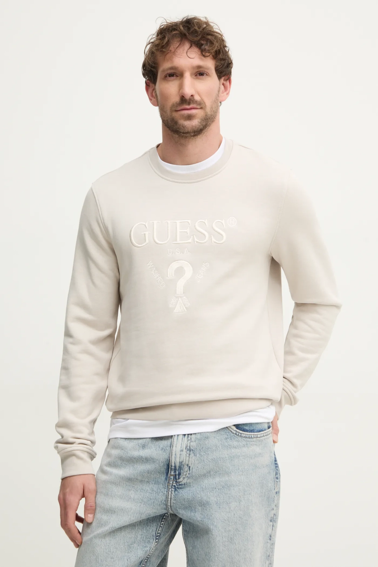 

Толстовка BEAU Guess, бежевый