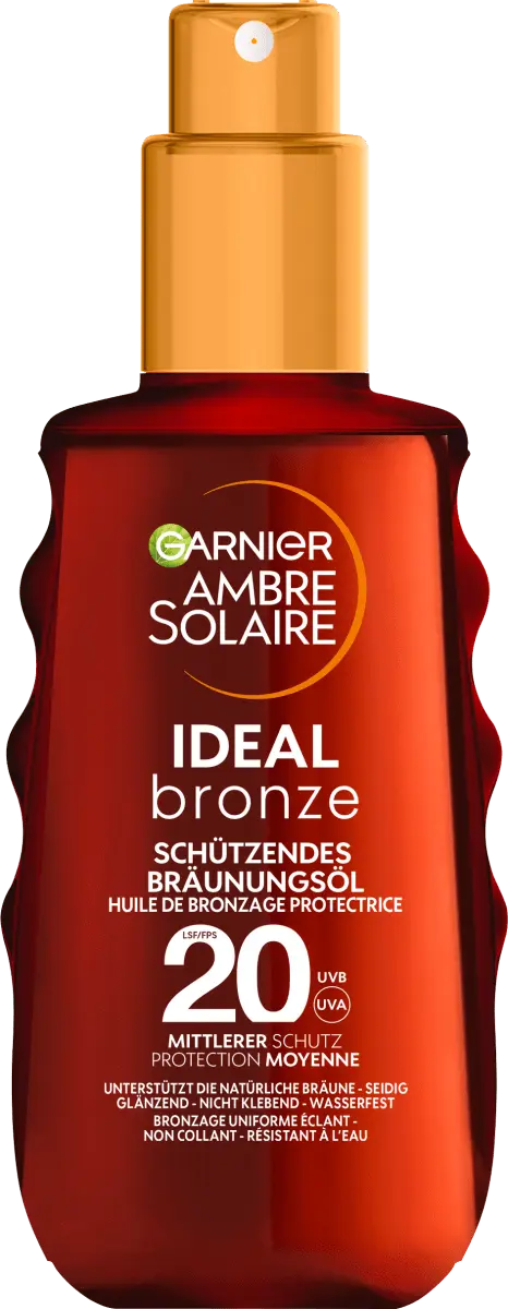 

Солнцезащитное масло-спрей идеальная бронза SPF 20 150 мл Garnier